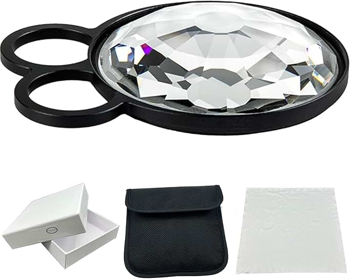 77mm Handheld Kaleidoscope Glass Prism Camera Filter
