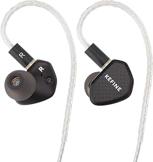 10mm DLC Dynamic Driver Earphones with Detachable Nozzles