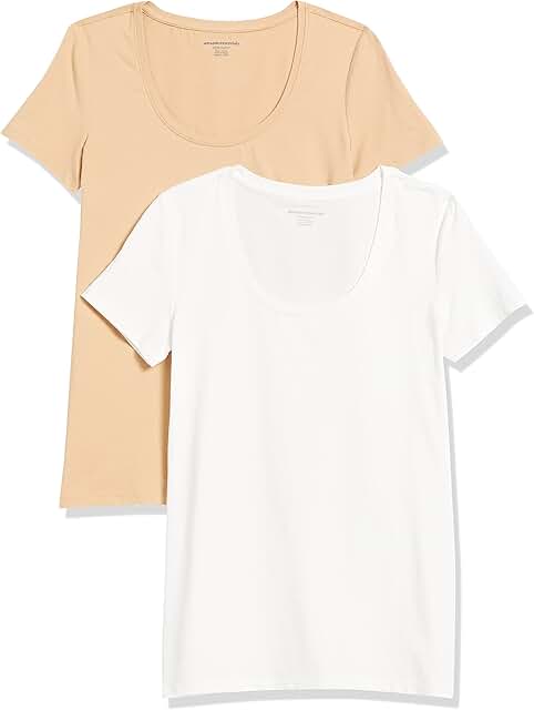 Women's Regular-Fit Short-Sleeve Scoop Neck T-Shirt