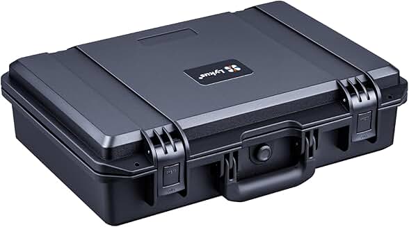 Waterproof Hard Case with Custom Foam, Fits 16" Laptop