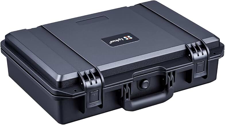 Waterproof Hard Case with Custom Foam, Fits 16" Laptop
