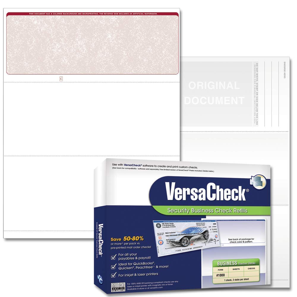 250 Burgundy Business Voucher Checks