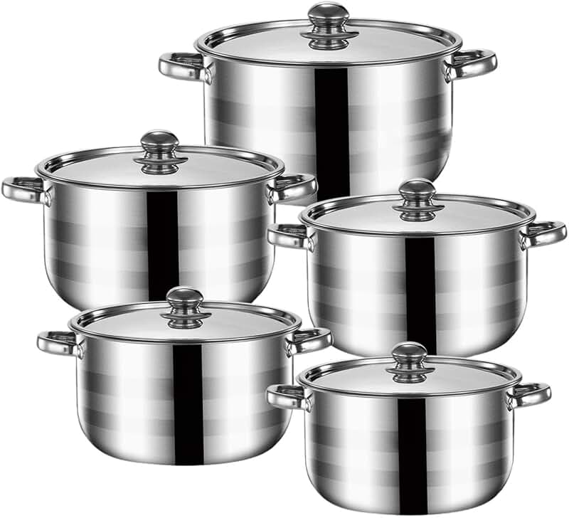 5-Piece Nonstick Kitchen Cookware Set with Handles