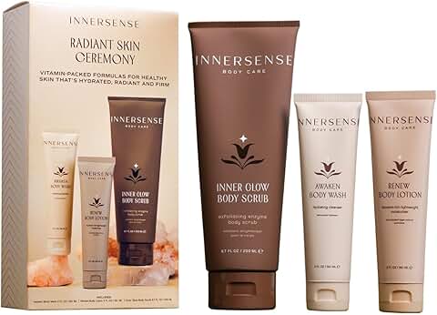 Radiant Skin Body Care Set: Scrub, Wash, Lotion