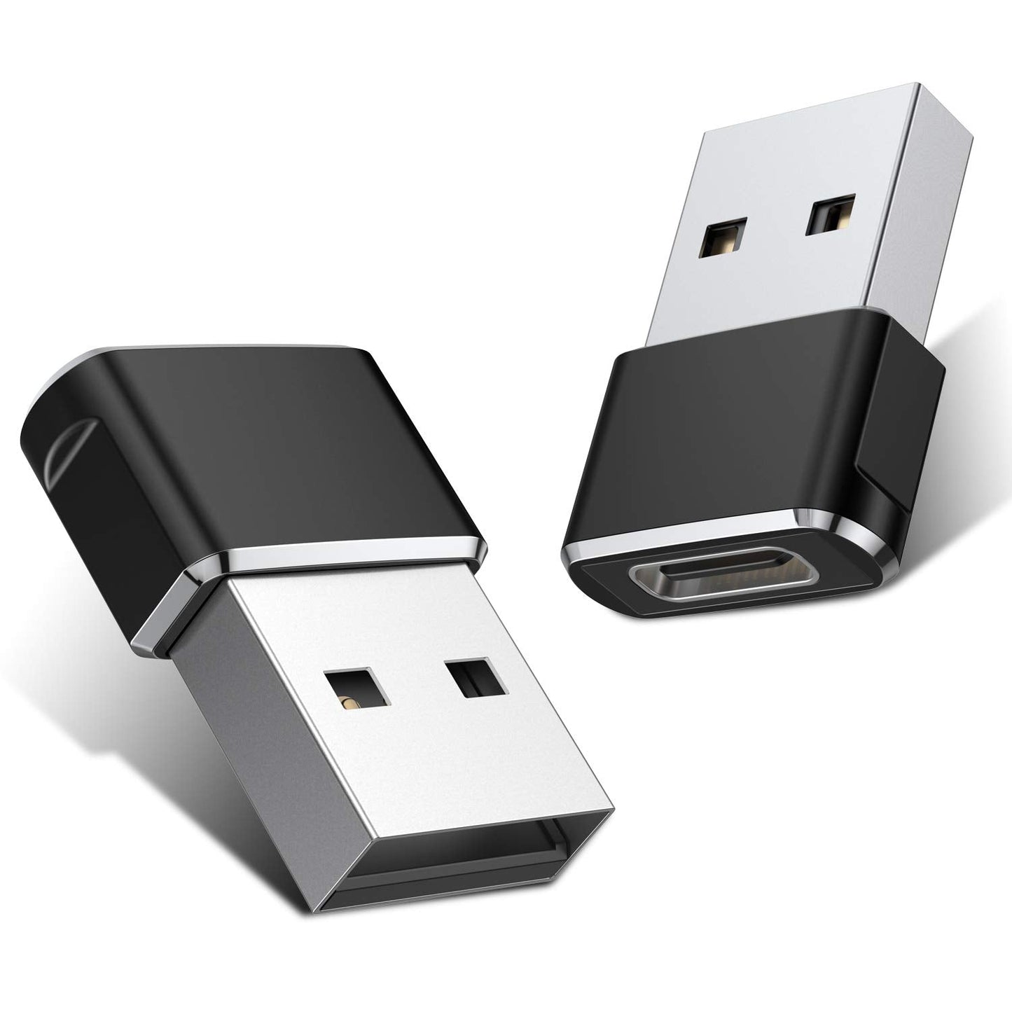 USB C Female to USB A Male Adapter 2Pack,Type C Charger Power Adapter for iPhone 11 12 13 Mini Pro Max,Airpods,iPad Air 4 5,Samsung Galaxy Note 10 20 S20 S21 FE Plus Ultra,Google Pixel 6