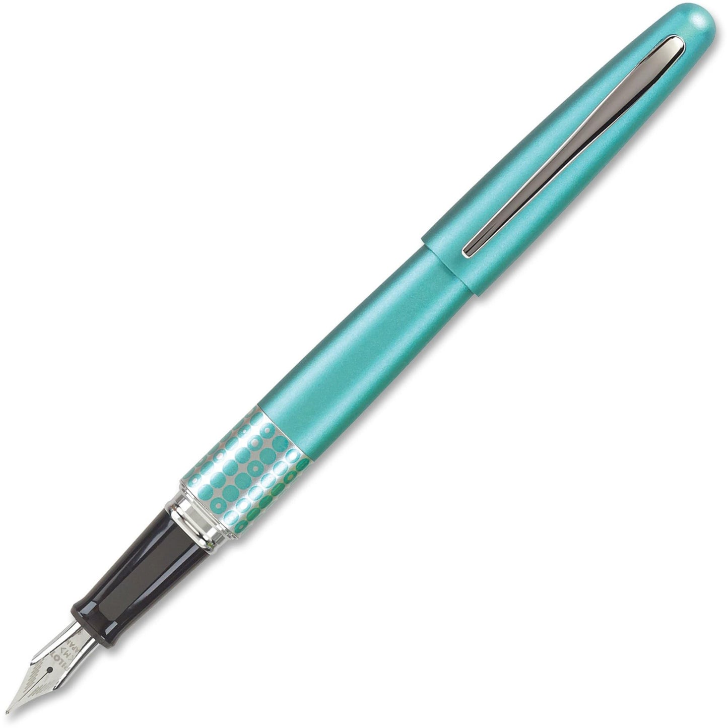 Retro Pop Collection Fountain Pen with Turquoise Barrel