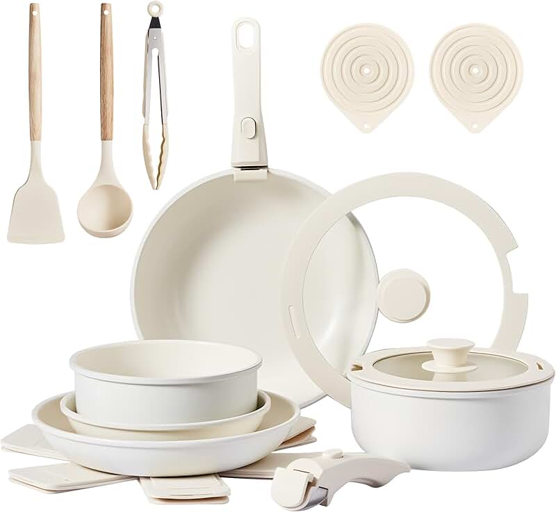 15-Piece Stainless Steel and Silicone Kitchen Utensil Set