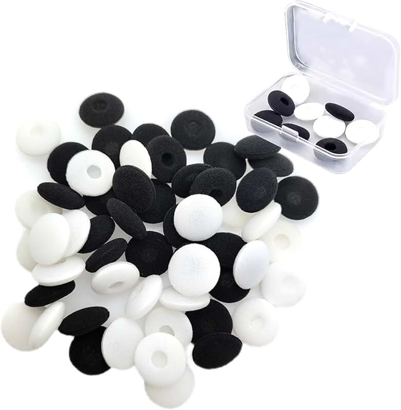 24 Soft Earbud Cover Pads for Earphones