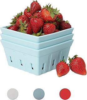Set of 3 Silicone Berry Bowls for Fruits and Vegetables