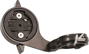 Black handlebar mount for bicycle computer