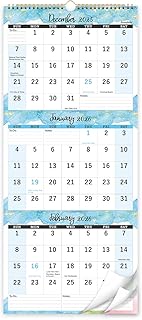 2026 Wall Calendar with Three-Month View