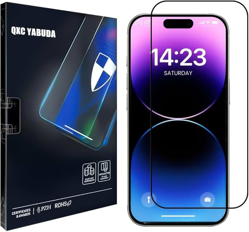 HD Tempered Glass Screen Protector for iPhone 16 Pro and 17