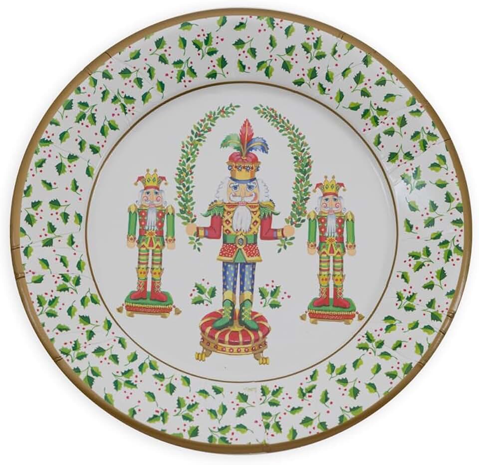 Set of 8 Nutcracker Dinner Plates
