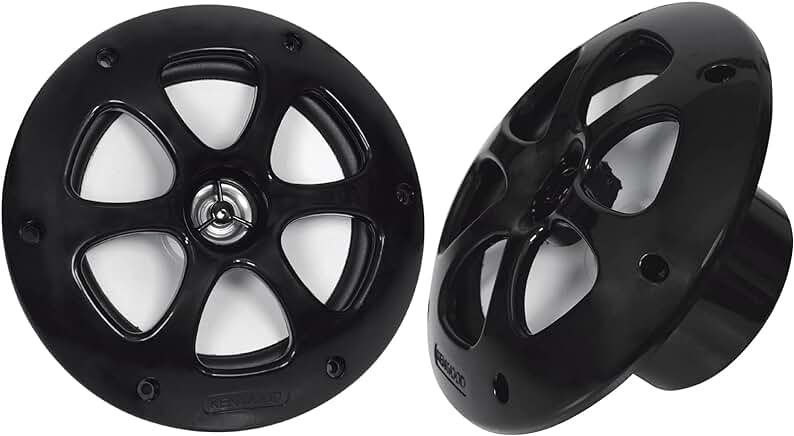 Pair 6.5-inch 2-way waterproof marine speakers