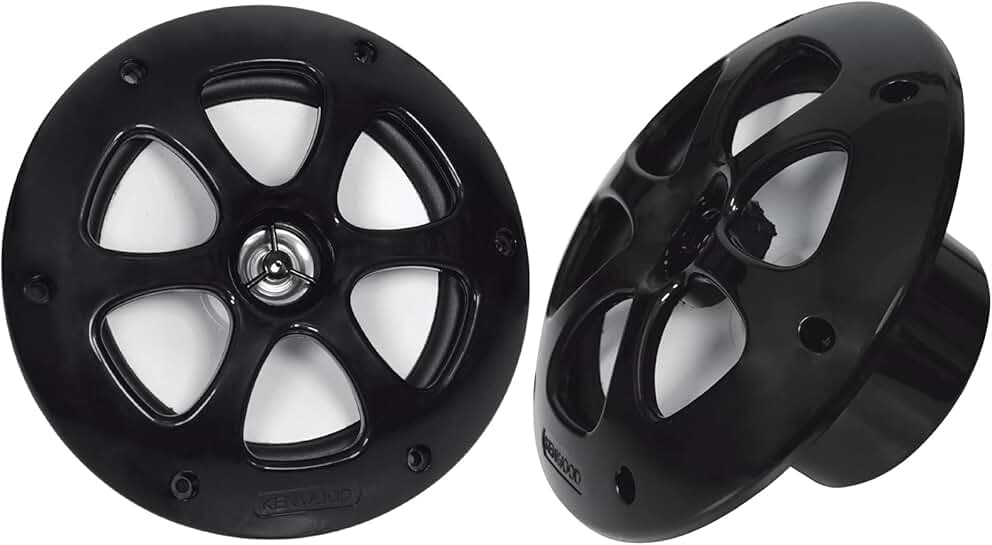 Pair 6.5-inch 2-way waterproof marine speakers