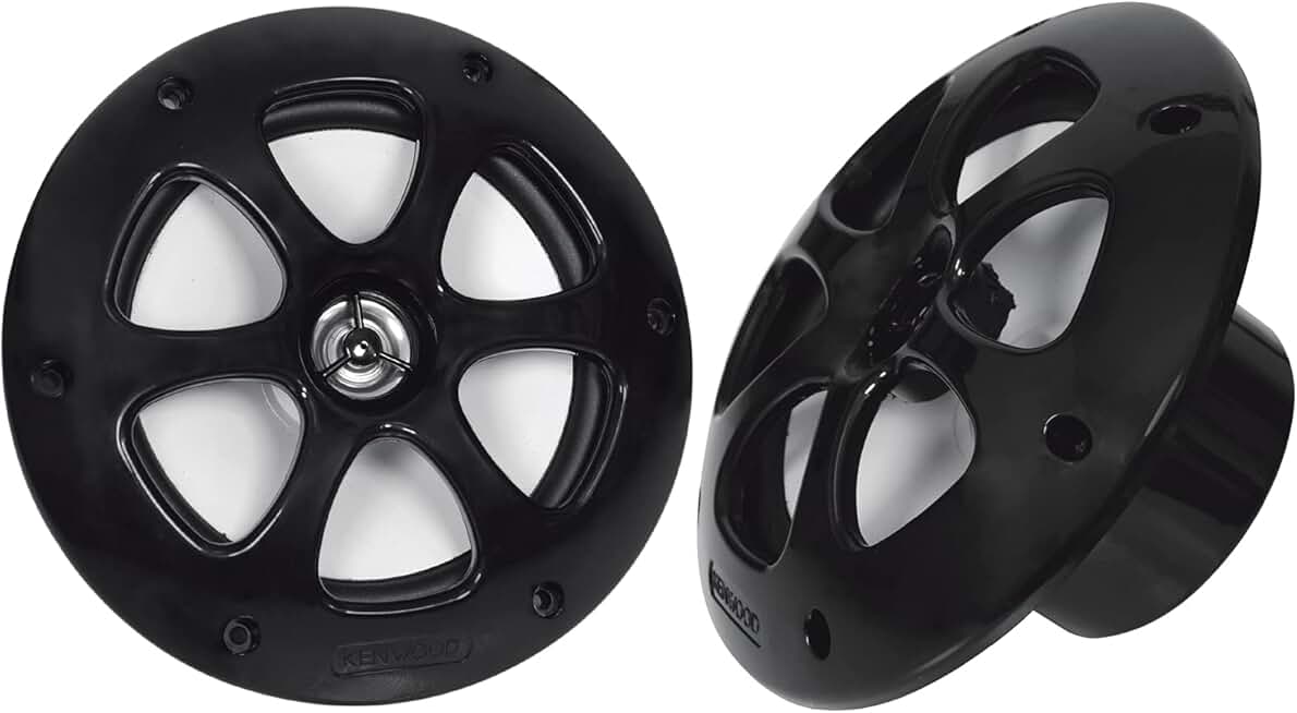 Pair 6.5-inch 2-way waterproof marine speakers