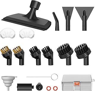 18-Piece Steam Cleaner Accessory Set with Storage Case