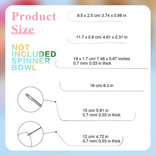 Large Curved Beading Needles for DIY Jewelry Making