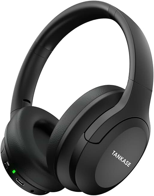Wireless Over-Ear Noise Cancelling Headphones with Microphone