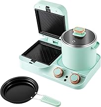 3-in-1 Breakfast Station with Sandwich Maker and Soup Pot