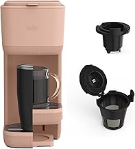 Single Serve Coffee Maker with Adjustable Drip Tray