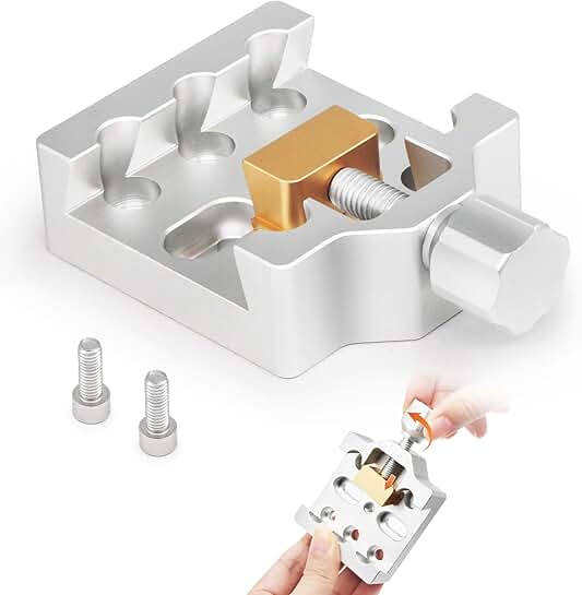 Middle-Size Dovetail with One Screw for Telescopes and Cameras