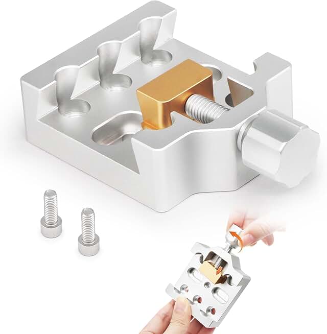 Middle-Size Dovetail with One Screw for Telescopes and Cameras