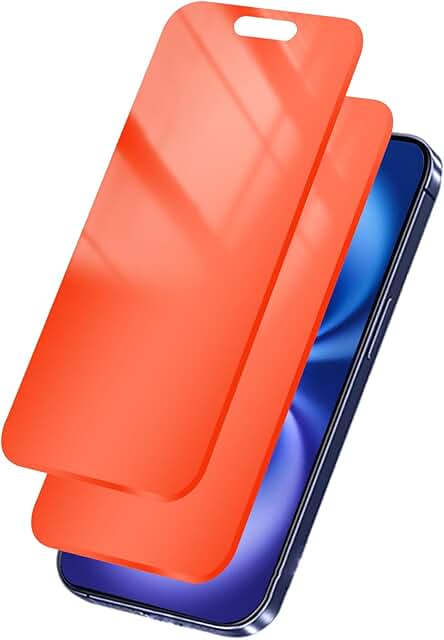 Two Privacy Screen Protectors for iPhone 16 Plus