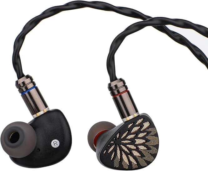YuXuanJi In-Ear Monitor with 10mm Driver, Detachable Cable