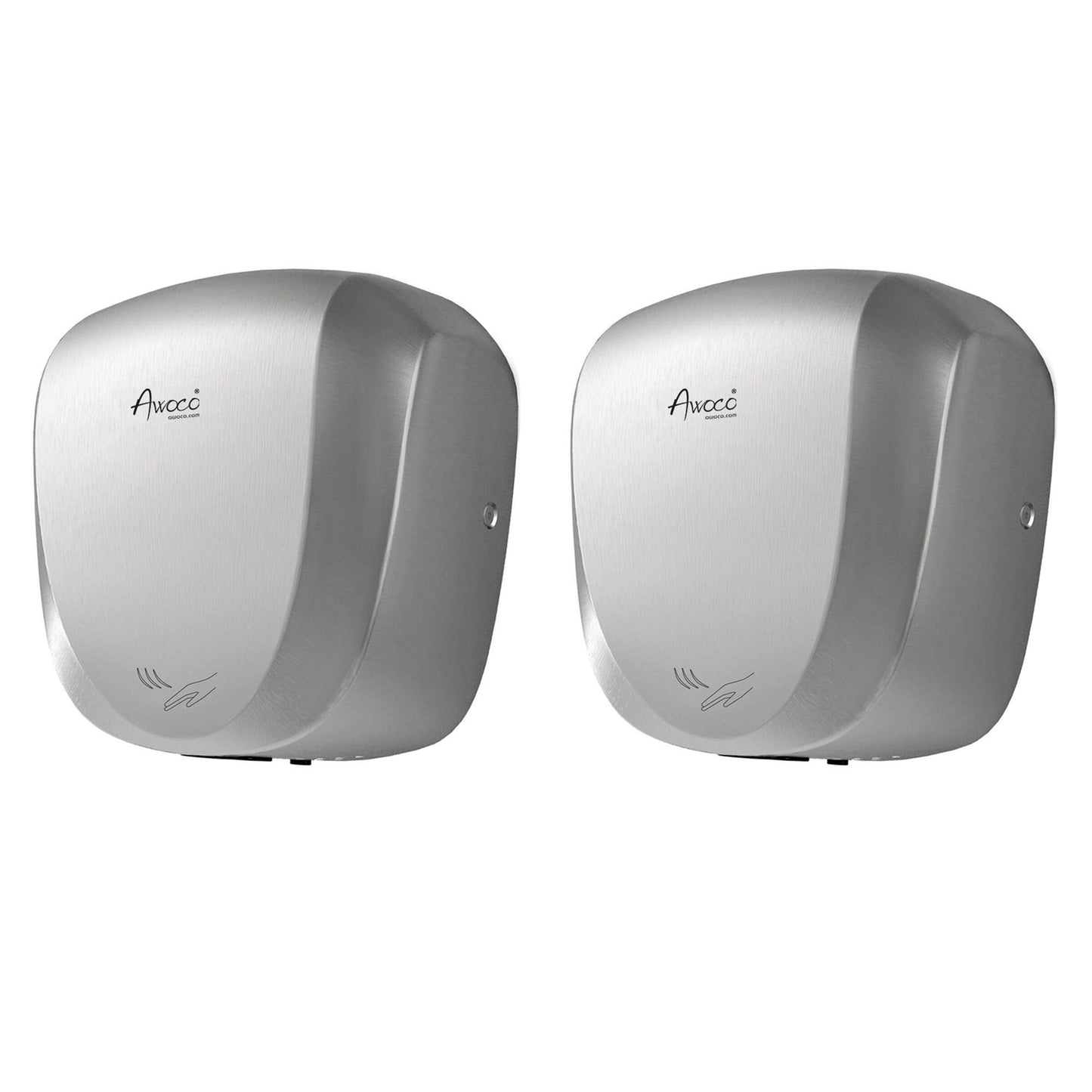 oco Standard Heavy Duty Stainless Steel 1450W 120V Automatic High Speed Commercial Hand Dryer, UL Listed x 2)