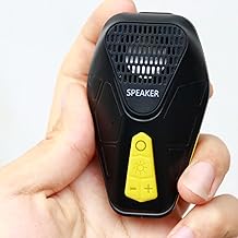 Portable waterproof wearable Bluetooth speaker with built-in microphone and lighting