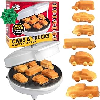 Mini Car Waffle Maker for Kids and Adults