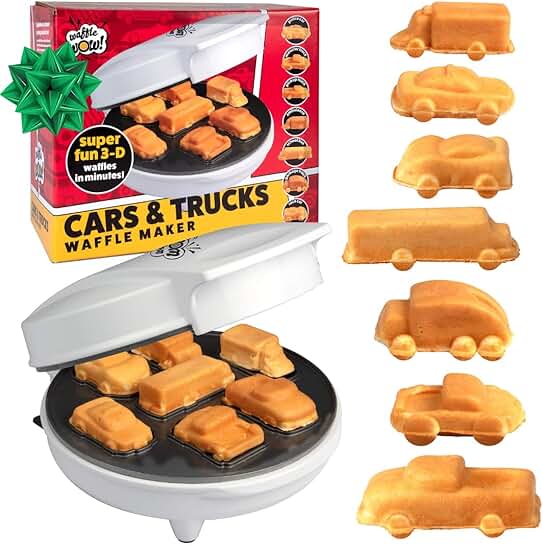 Mini Car Waffle Maker for Kids and Adults