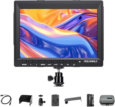 7-inch Video Camera Monitor with Battery and Bag