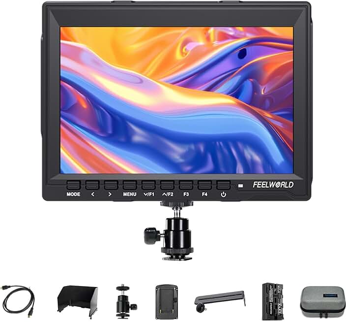 7-inch Video Camera Monitor with Battery and Bag