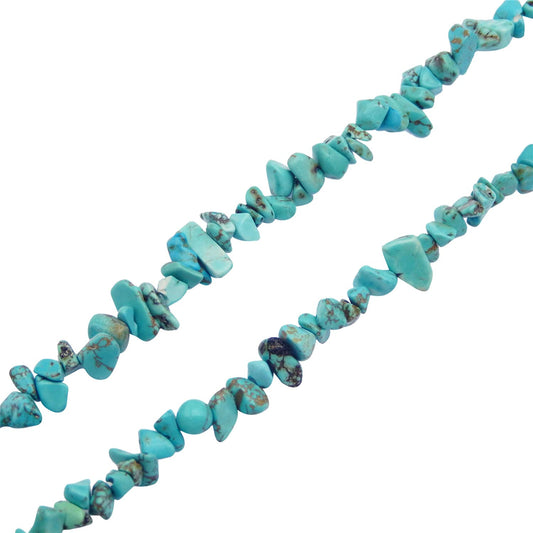Turquoise Irregular Chip Beads for Jewelry Making