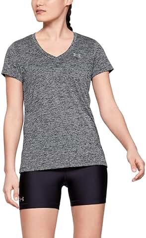Women's Twist V-Neck T-Shirt in Black