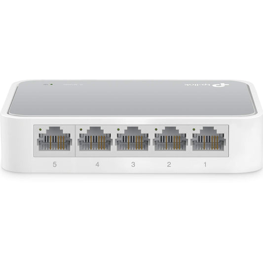 5-Port 10/100 Mbps Ethernet Switch, White