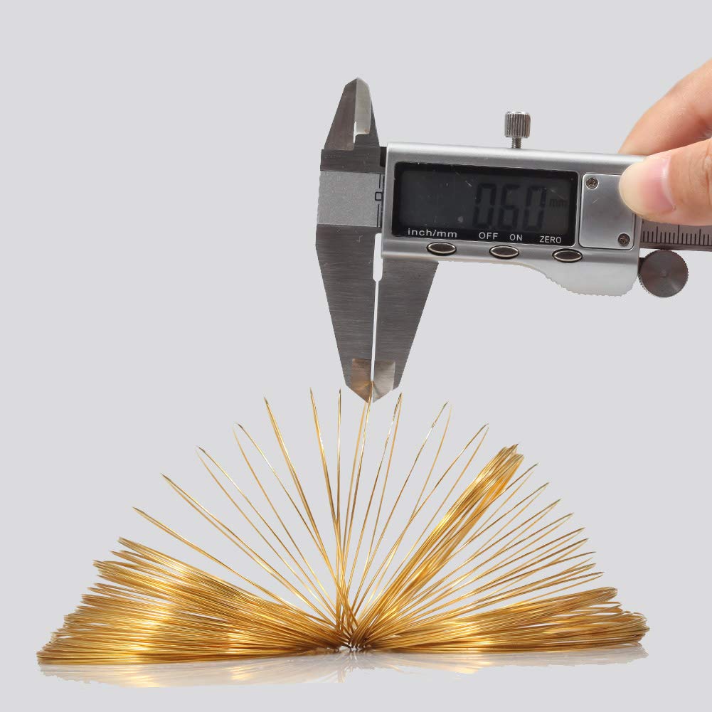 Gold Memory Wire for Bracelet Making and Jewelry Crafting