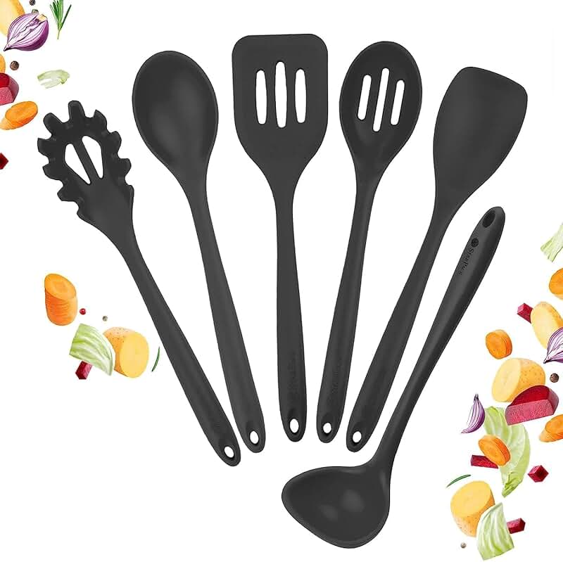 9-Piece Wooden Kitchen Utensil Set
