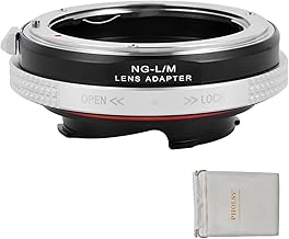 Lens Mount Adapter with Aperture Control for Nikon F to Leica M