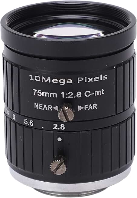 75mm Telephoto C Mount Lens for Photography and Industry