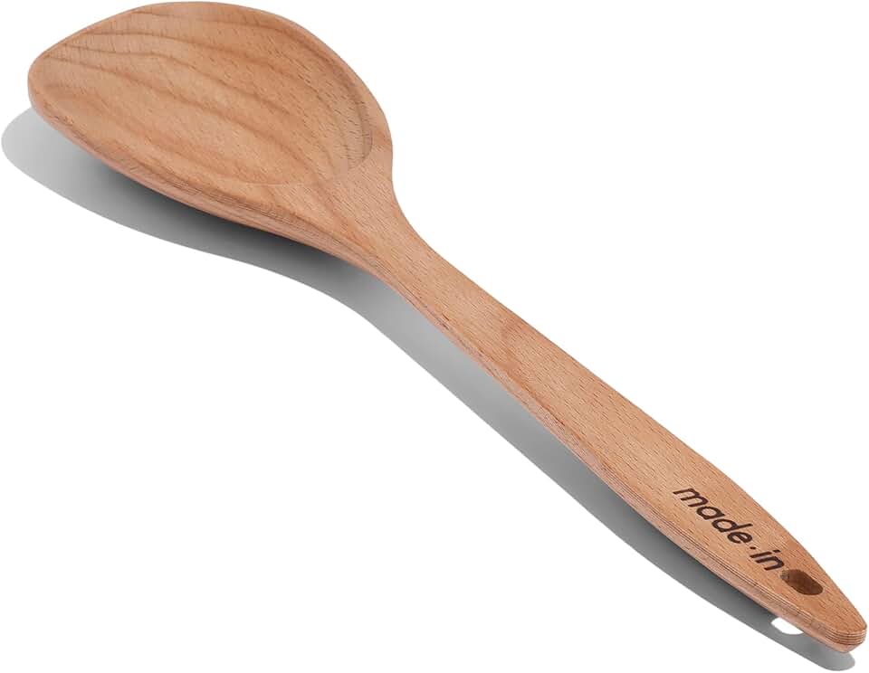 Handcrafted Wooden Spoon for Gentle Cooking and Mixing