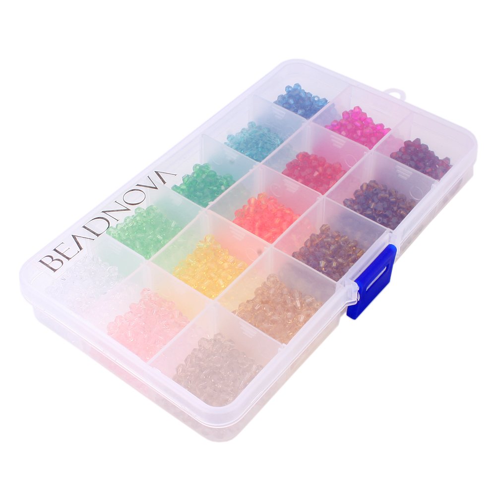 4mm Bicone Faceted Crystal Beads for Jewelry Making Wholesale 1500pcs