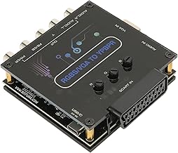 RGBS VGA SCART to YPBPR component converter with stereo input