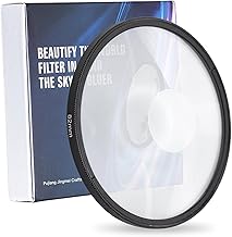82mm Spiral Camera Lens Filter with Circular Frame