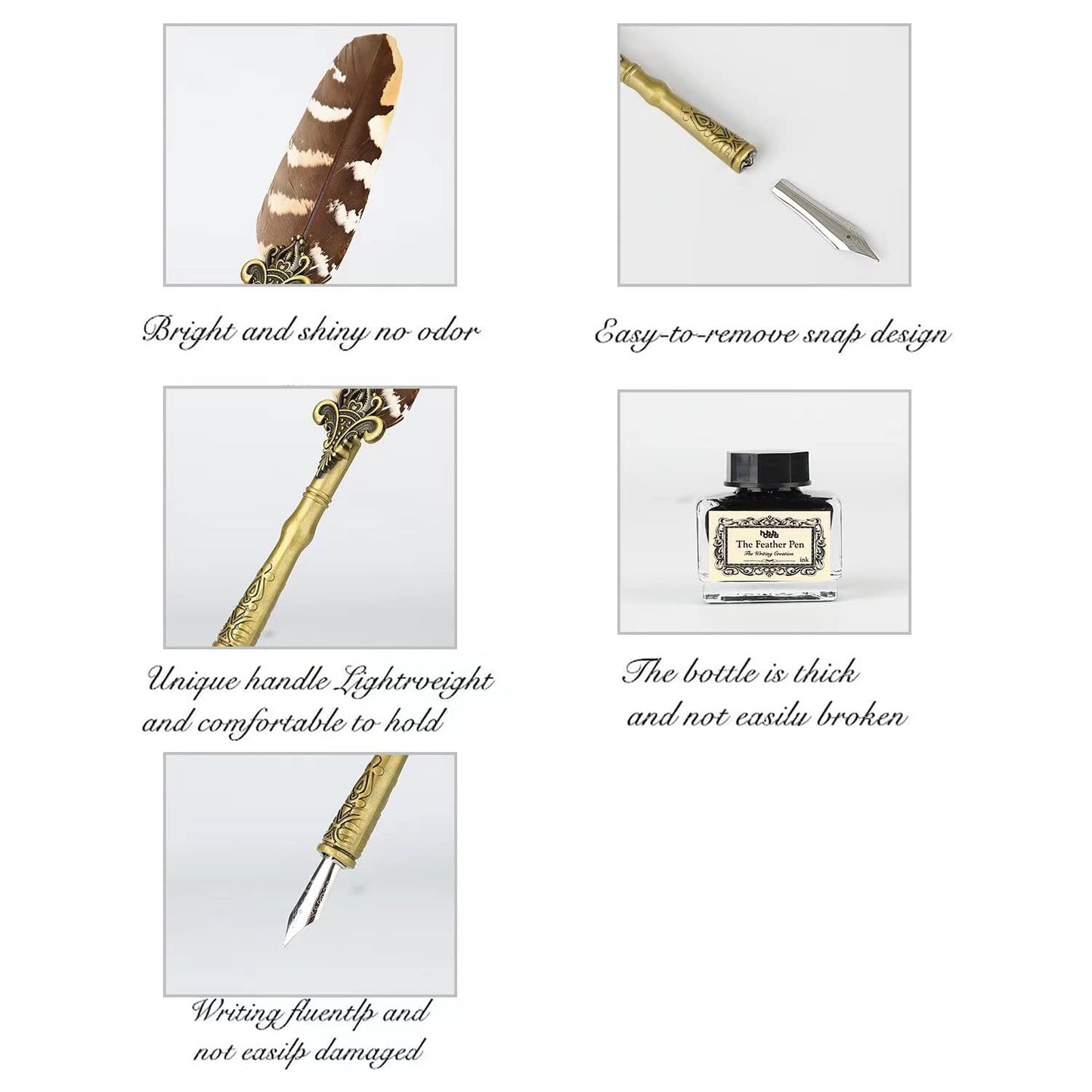 Pen and Ink Set with Nibs for Beginners