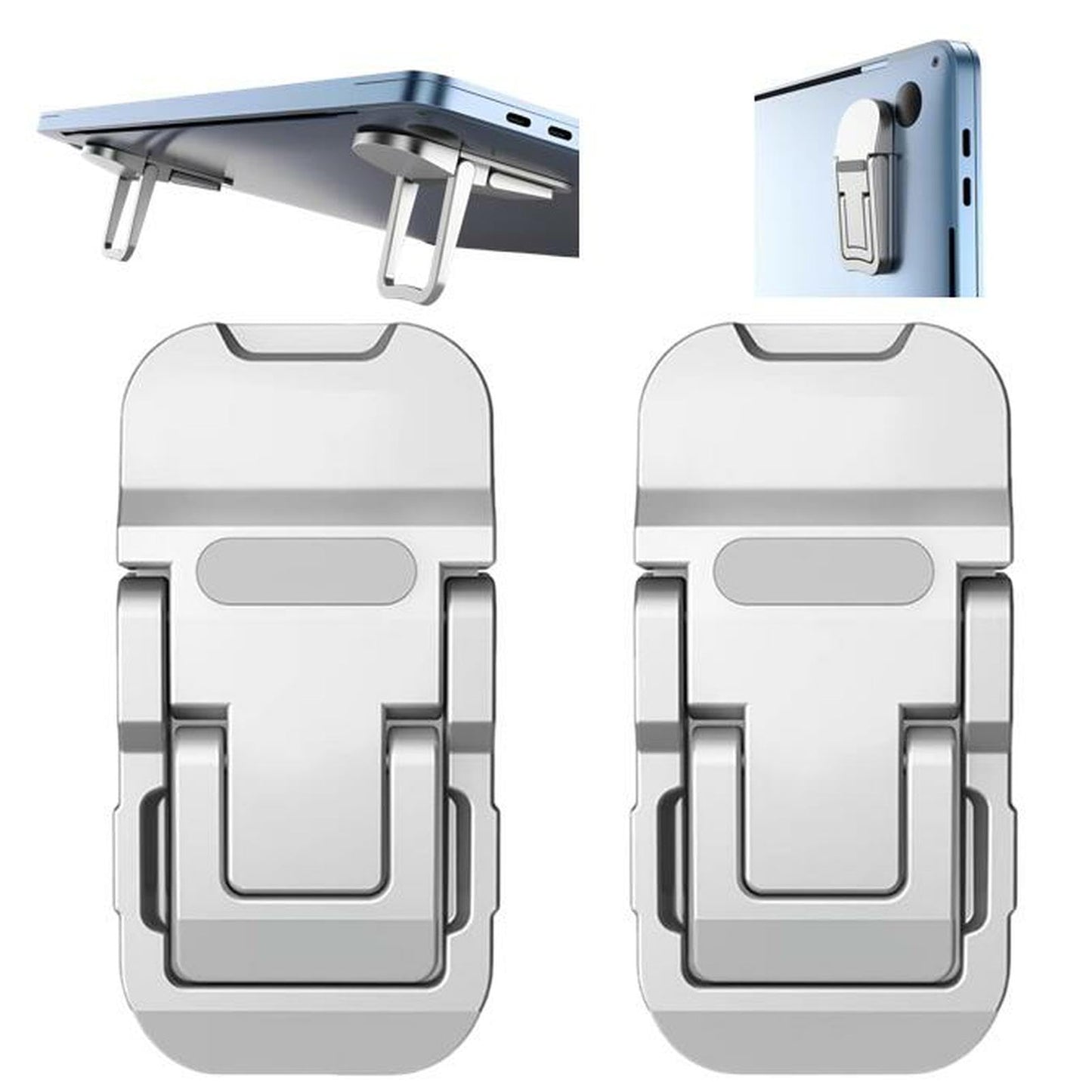 Set of Two Small Portable Laptop Stands