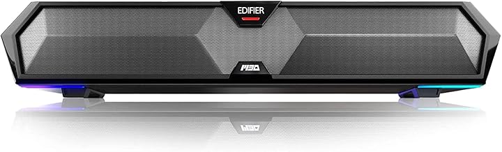 Wireless Bluetooth PC Sound Bar with Deep Bass and RGB
