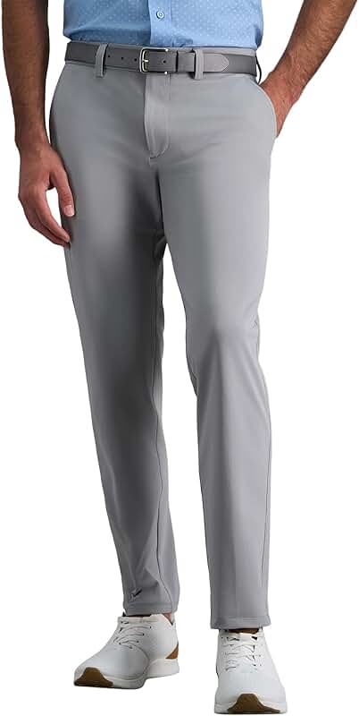Men's Sport Travel Casual Flat Front Pants